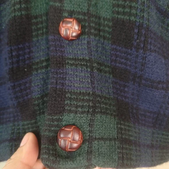 Vtg Polo Ralph Lauren cardigan sweater 100% merino wool, for children sz M 10/12 - Picture 7 of 11